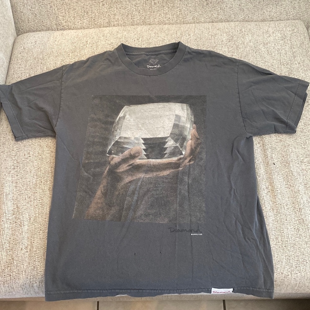 Diamond Supply Co. MENS Large Gray Shirt